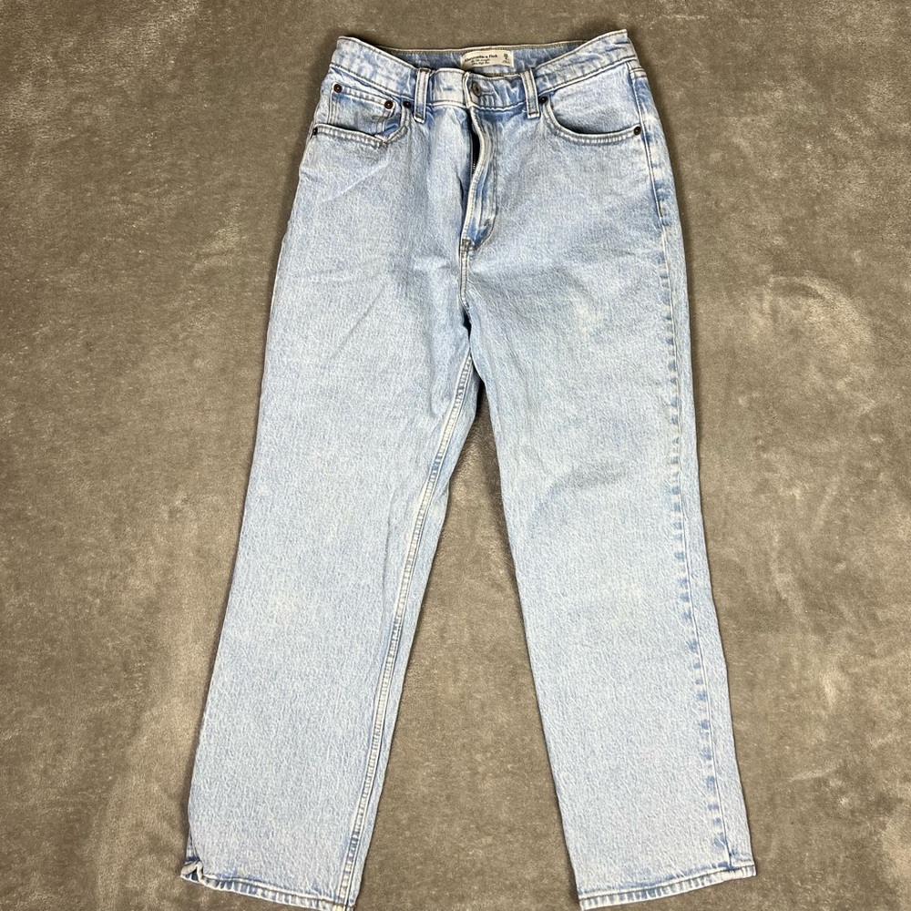 Abercrombie&Fitch Jeans Womens 28/6XS The 90s Straight Ultra High Rise Denim - Picture 2 of 7